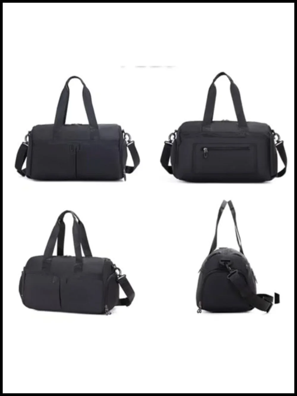 Waterproof Travel Duffel Bag with Shoe Compartment for Gym and Weekend